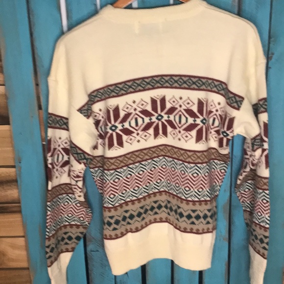 Vintage Penn’s Landing crewneck acrylic sweater Made in USA size Medium - Picture 5 of 6